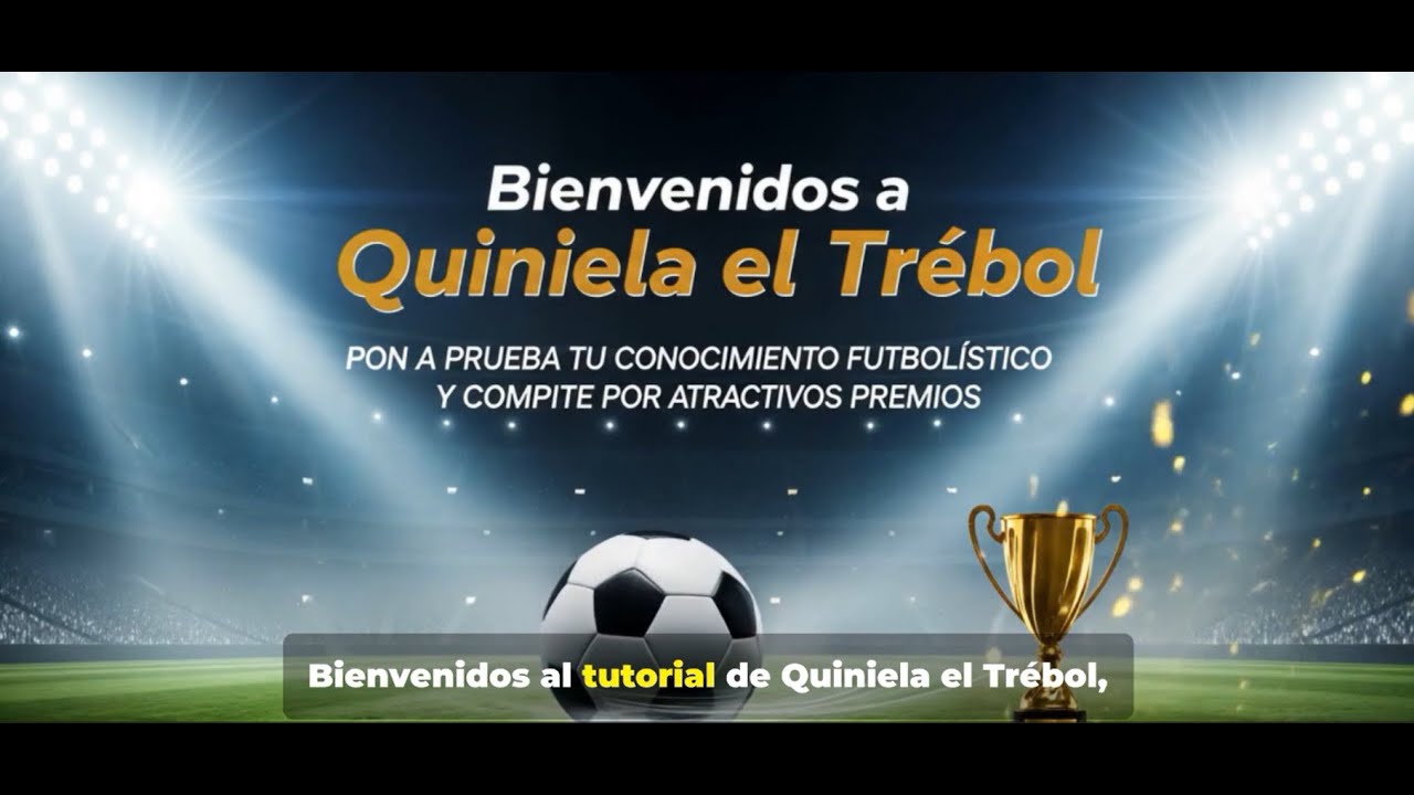 Tutorial: Cómo participar en Quiniela el Trébol