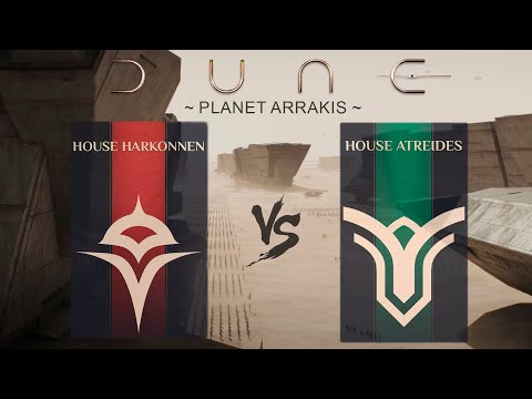 Harkonnen Attack Atreides on Planet Arrakis - Dune