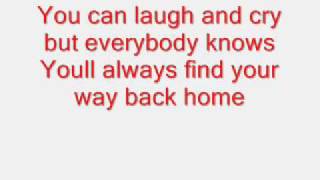 miley cyrus- you'll always find your way back home (with lyrics)