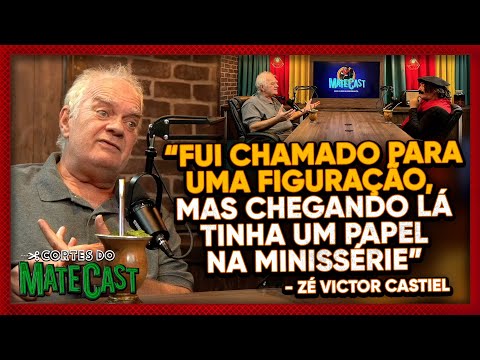 “FUI CHAMADO PARA UMA FIGURAÇÃO, MAS CHEGANDO LÁ TINHA UM PAPEL NA MINISSÉRIE” - ZÉ VICTOR CASTIEL