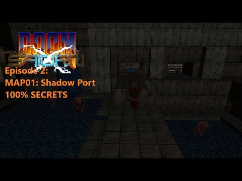 BTSX-E2 MAP01: Shadow Port part 1 100% Secrets (no commontery)