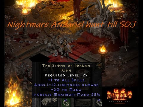800 NM Andariel runs or SOJ? Diablo 2 Resurrected