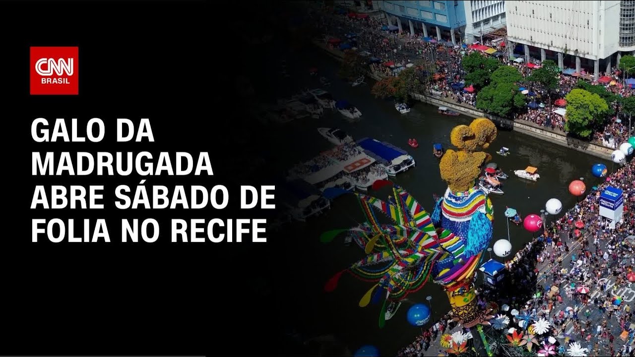Galo da Madrugada abre sábado de Carnaval no Recife | AGORA CNN