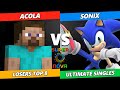 Supernova 2024 TOP 8 Acola Steve Vs Sonix Sonic Smash Ultimate Tournament