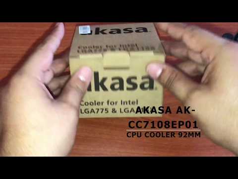 Akasa AK-959CU procesoriaus aušintuvas – 92mm video