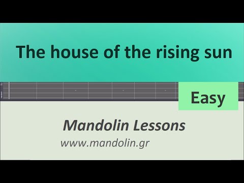 House of the rising sun Mandolin tab easy