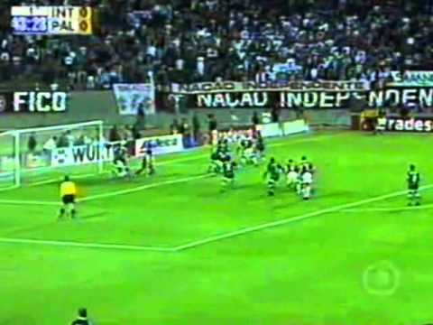 JOGO COMPLETO - INTERNACIONAL 1x0 Palmeiras - Brasileirão 1999 - GLOBO