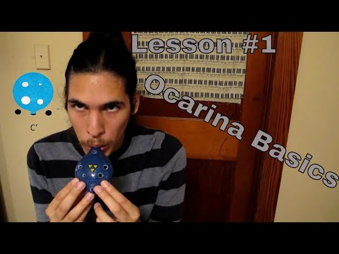 Lesson #1 || 6 hole English pendant Ocarina Class! With 6 hole ocarina songs