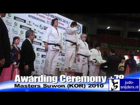 Judo 2010 Suwon: Medal Ceremony [+78kg].