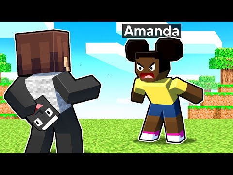I Went UNDERCOVER In AMANDA THE ADVENTURER In Minecraft!