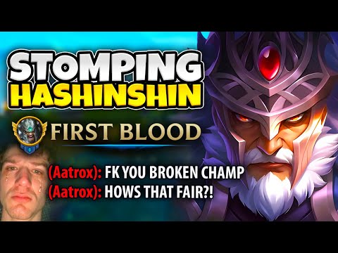 STOMPING INFAMOUS HASHINSHIN UNTIL HE RAGE-QUITS (LEVEL 1 KILL)