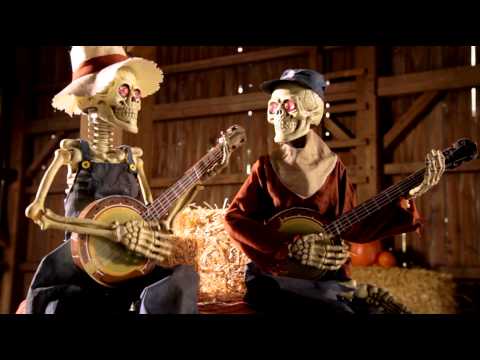 Dueling Animated Banjo Skeletons - Grandin Road