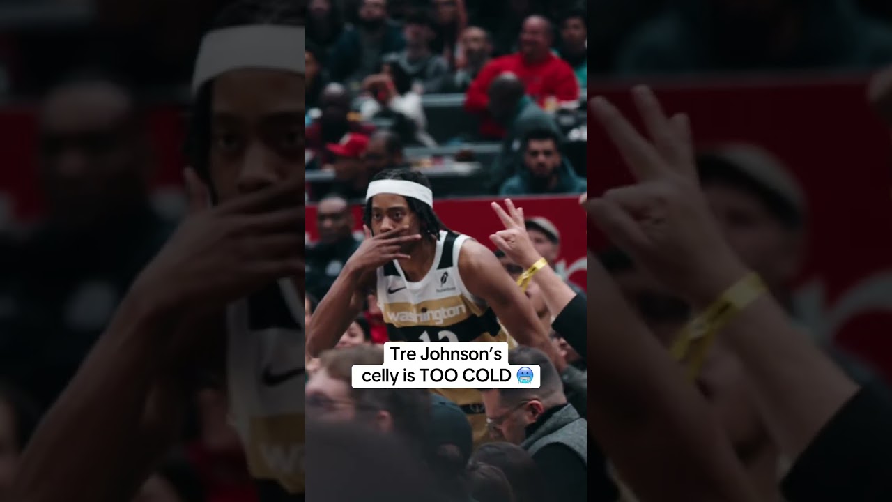 Tre Johnson is so tuff 🥶 #highlight #celebration #rookie #nba