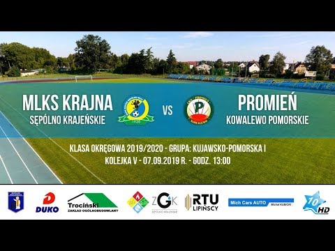 MLKS KRAJNA Sępólno Krajeńskie - PROMIEŃ Kowalewo Pomorskie (1:1), 07.09.2019 r.