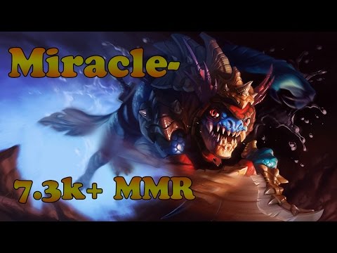 Dota 2 Miracle- plays Slark Top 1 MMR Europe
