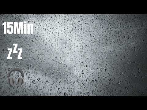 Pluie Légère 15 Minutes | Bruit Blanc de Pluie Fine et Continue | Relaxation, Étude, Détente