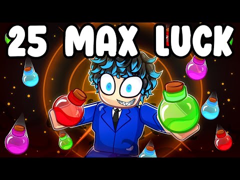 Using 25 Max Luck Potions To Cure My Depression in Sol's RNG