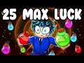 Using 25 Max Luck Potions To Cure My Depression in Sol's RNG