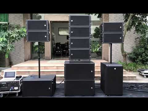 TPA 2019 New Products Soundcheck 2-TP 460 singe 10'' line array &Kidd 215F dual 15'' subwoofer