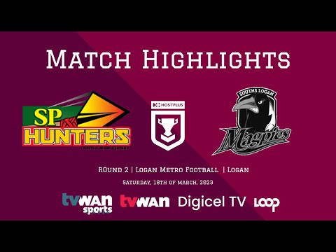 Match Highlights of the SP PNG Hunters vs South Logan Magpies | Round 1 | Hostplus Cup 2023