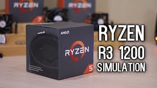 R3 1200 (Sim) vs i3 6100 - How Fast is the Ryzen R3 Series? (6 Games Tested!) | OzTalksHW