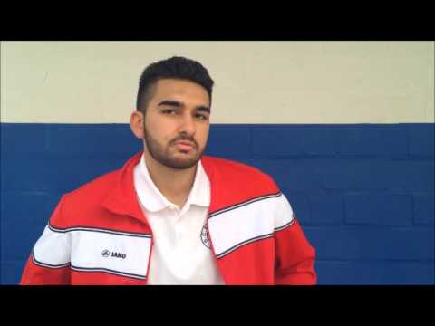 Torwart Ramazan Sert nach dem 1:1 in Mülheim-Nord