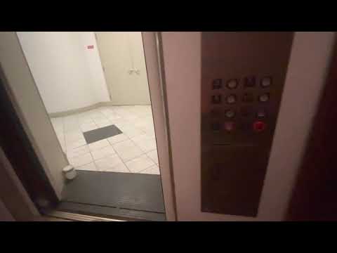 Old Otis Black Button Elevators With A Slap-On Mod