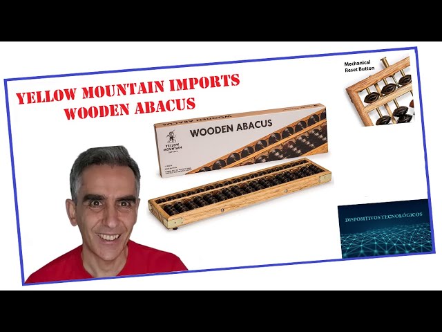 Vídeo relacionado con Yellow Mountain Imports Ábaco Estándar de Dígitos 27 Centímetros - Contador Profesional de Soroban de 17 Columnas (Herramienta de Aprendizaje Funcional y Educativa)