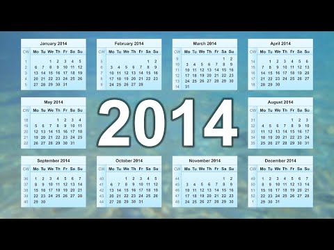 2014 Calendar