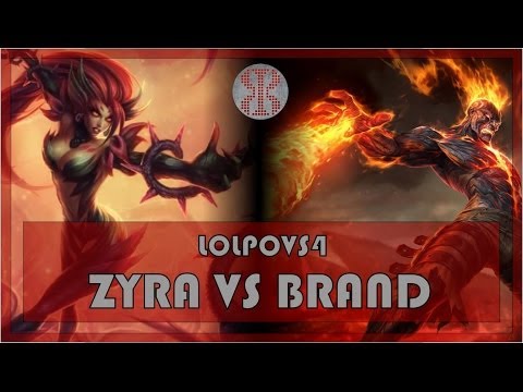 LoLPoV - Zyra vs Brand - Mid - League of Legends