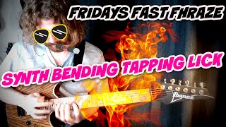 Video thumbnail for FRIDAYZ FAST FHRAZE: Pitch Bend Super Legato Lick by Sam Bell Guitar