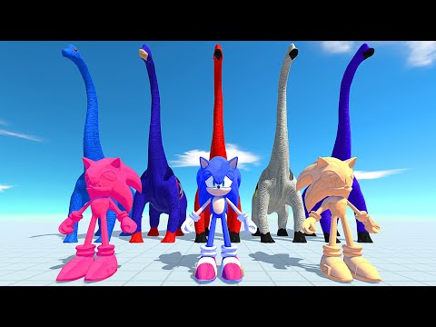 DEATH RUN X3 SONIC - Animal Revolt Battle Simulator