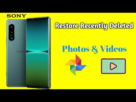 Sony Mobile Recently Deleted Photos/Videos | Sony Mobile Recycle Bin