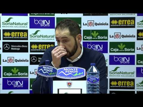 Rueda de prensa de Pablo Machín tras el CD Numancia (1-1) Girona FC
