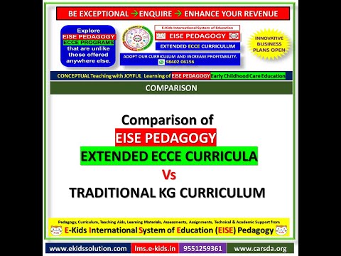 General Comparison of EISE ECCE CURRICULA WITH TRADITIONAL CURRICULUM
