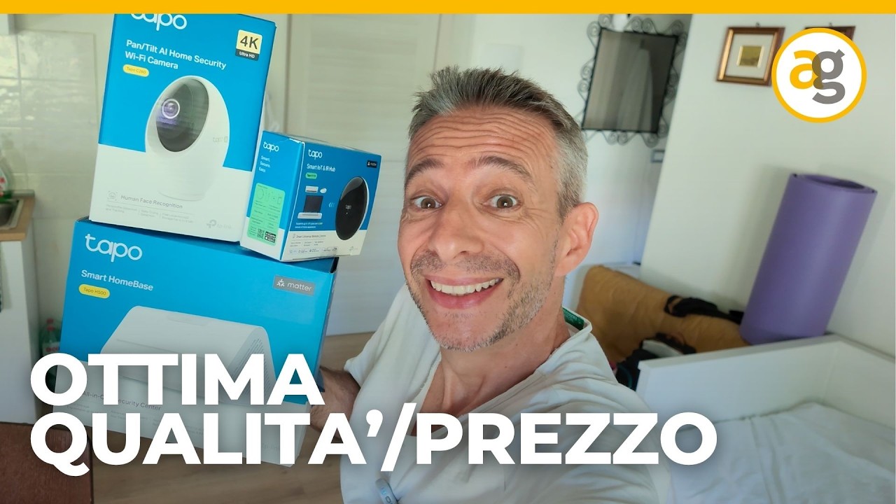 CAM di SORVEGLIANZA, ALLARME e SENSORI, HUB SMART e ROUTER 5G. Test ECOSISTEMA Tp-Link Tapo