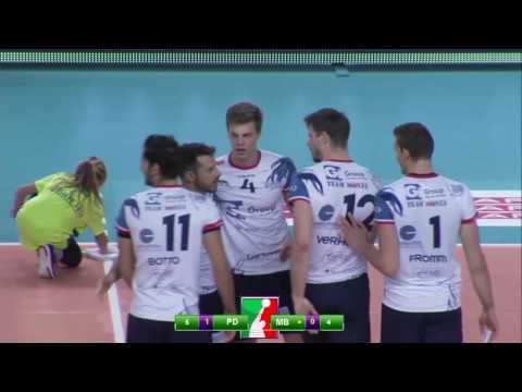 Superlega A1: Highlights: Padova - Monza 3-0