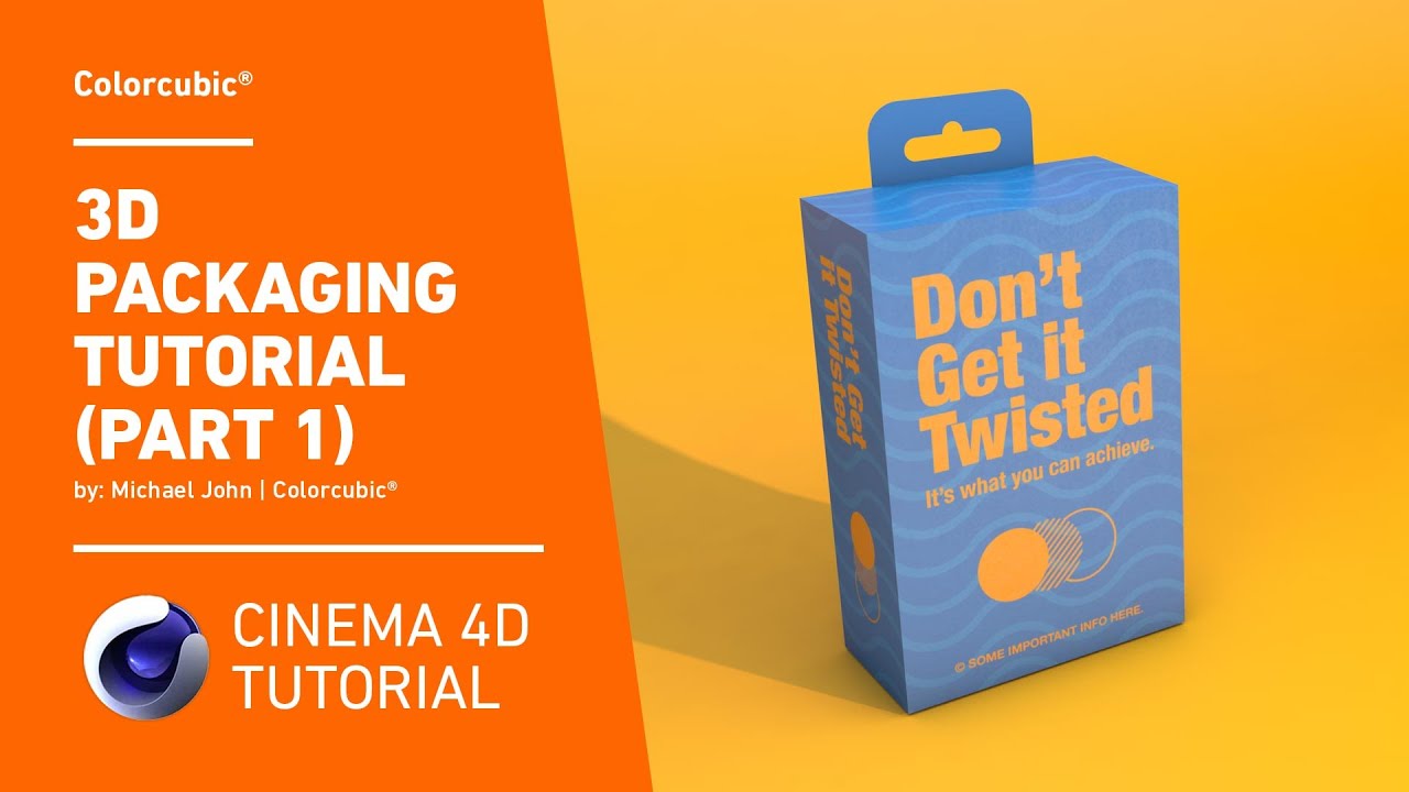 Illustrator Tutorials   3D packaging using Cinema 4D by Color Cubic