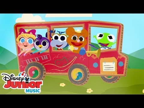 The Wheels on the Bus 🚌 | 🎼 Disney Junior Music Nursery Rhymes | Disney Junior
