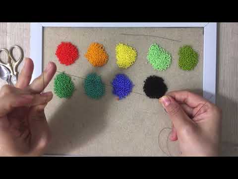 TUTORIAL TUBULAR con mostacilla #1 Subtitle ingles, ruso, español - TUBULAR TUTORIAL with bead #1