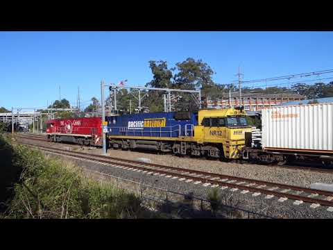 NR74 The Ghan & NR12 with PN 7BM4 - 22/7/18