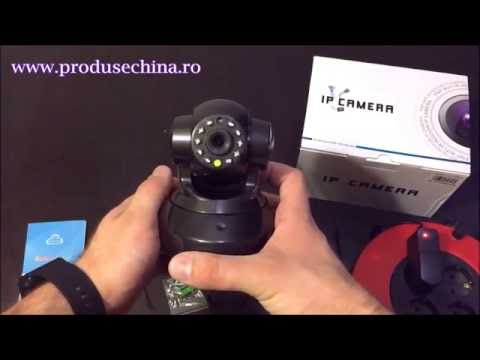 Camera video de supraveghere cu IP, WiFi si inregistrare card - Review - www.produsechina.ro