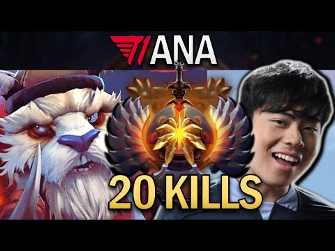 Tusk Dota 2 Gameplay T1.Ana with 20 Kills and Easy Game