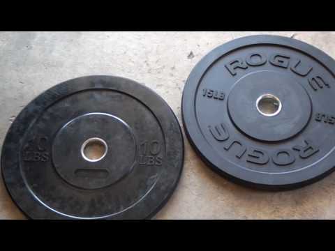Chinese Bumper Plates Vs Rogue Echo
