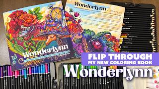 Wonderlynn Coloring Book Flip Through | Intricate Adult Coloring Book