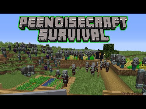 THE VILLAGE RAID - PEENOISE MINECRAFT: SURVIVAL (FILIPINO) - PART 10