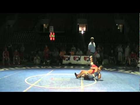 Cadet Freestyle 7th 91 - Lincoln Olson (MI) vs. Darek Huff (CO)