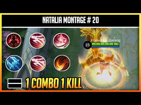 THIS IS HOW I KILL MY ENEMIES | NATALIA COMBO BY TOP 1 GLOBAL | MONTAGE #20 - MLBB