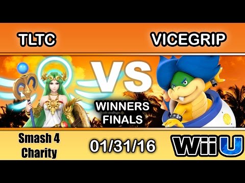 Smash 4 Charity - SCB | TLTC (Palutena) Vs. A2 | ViceGrip (Ludwig) Winners Finals - Smash Wii U