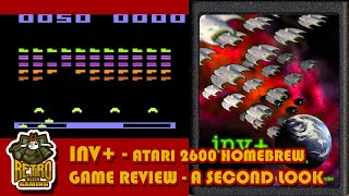 INV+ - A Space Invaders Atari 2600 Homebrew Game Review and Gameplay